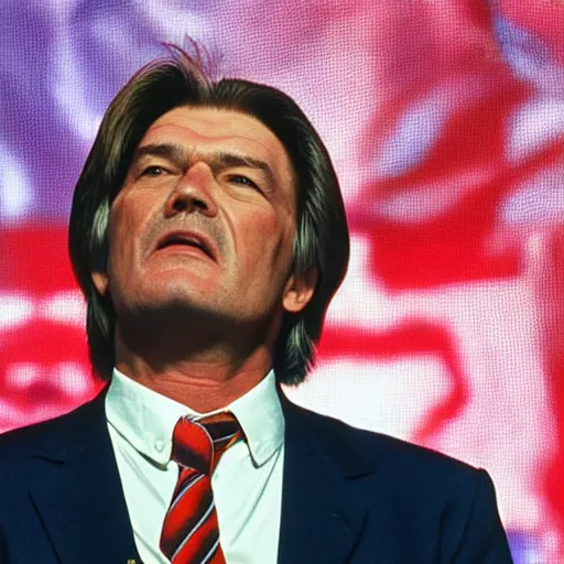 Prompt: Viktor Yushchenko as the American Psycho