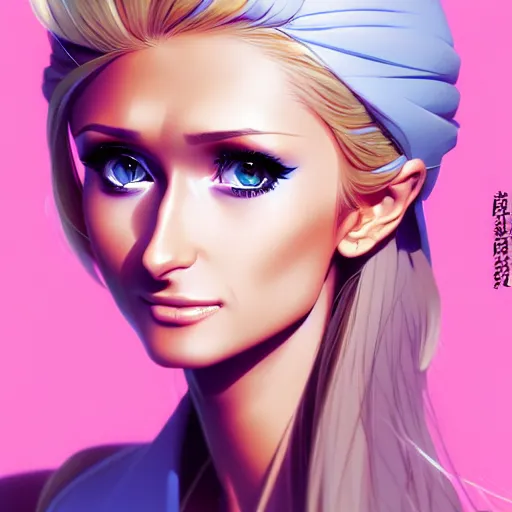 Image similar to confused paris hilton, portrait shinkai makoto studio ghibli studio key hideaki anno sakimichan stanley artgerm lau rossdraws james jean marc simonetti elegant highly detailed digital painting artstation pixiv