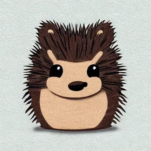 Prompt: cute hedgehog emote twitch waving