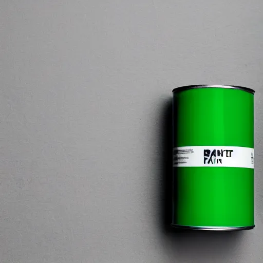 Image similar to can of paint, minimal, modern