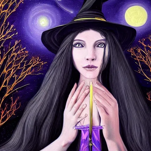 Prompt: a portrait of a beautiful young witch praying a psychic prayer that is surreally becoming real as the pretty mentally insane young witch inquisitively smirks at you. slender, pretty and stunning young witch with long straight hair wearing an English school uniform, with mental insanity imagines an image of a psychic energetic state of lucid reality. ultra detailed painting at 16K resolution and epic visuals. epically surreally beautiful image. amazing effect, image looks crazily crisp as far as it's visual fidelity goes, absolutely outstanding. vivid clarity. ultra. iridescent. mind-breaking. English school uniform-wearing young witch illustrated as a portrait. mega-beautiful pencil shadowing. Ultra High Definition. holy art that looks like it is portraying a normal young lady.