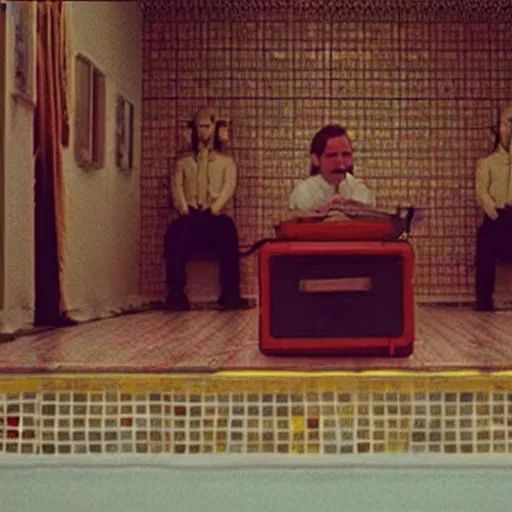 Image similar to The end of an organism, by Wes Anderson