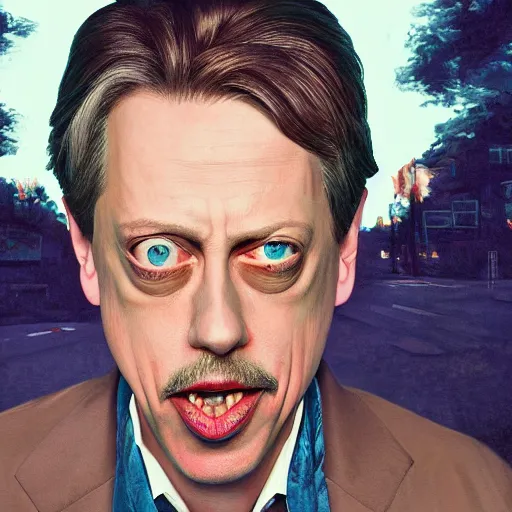 Prompt: hyperrealistic mixed media high resolution painting of a Steve Buscemi as Austin Powers, stunning 3d render inspired art by István Sándorfi and Greg Rutkowski and Unreal Engine, perfect symmetry, dim volumetric lighting, 8k octane beautifully detailed render, post-processing, extremely hyper-detailed, intricate, epic composition, highly detailed attributes, highly detailed atmosphere, cinematic lighting, masterpiece, trending on artstation, very very detailed, masterpiece, stunning, flawless structure, lifelike texture, perfection,