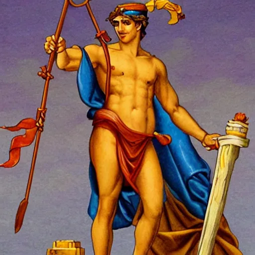 Image similar to hermes greek mythology