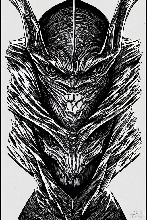 Image similar to goblin, symmetrical, highly detailed, digital art, sharp focus, trending on art station, kentaro miura manga art style