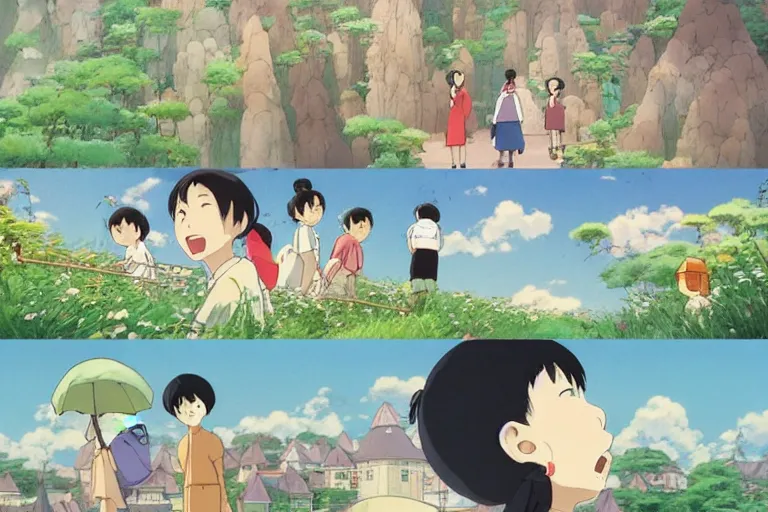 paraty in an anime film, directed by makoto shinkai