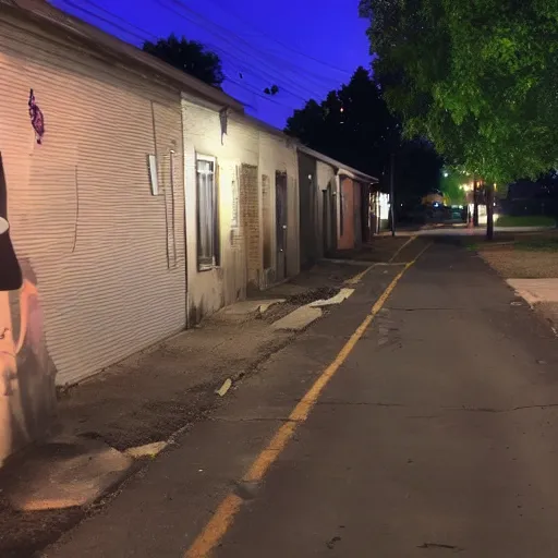 Image similar to walking through the hoods of east saint louis during 8 pm