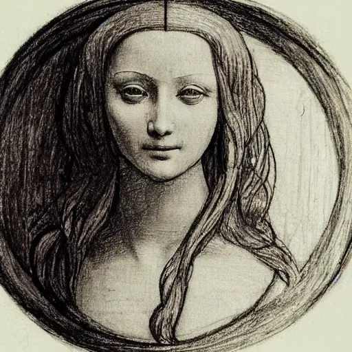 Prompt: leonardo davinci sketch of drawing of a human in a circle representing the golden ratio but it's barbie, plastic barbie doll