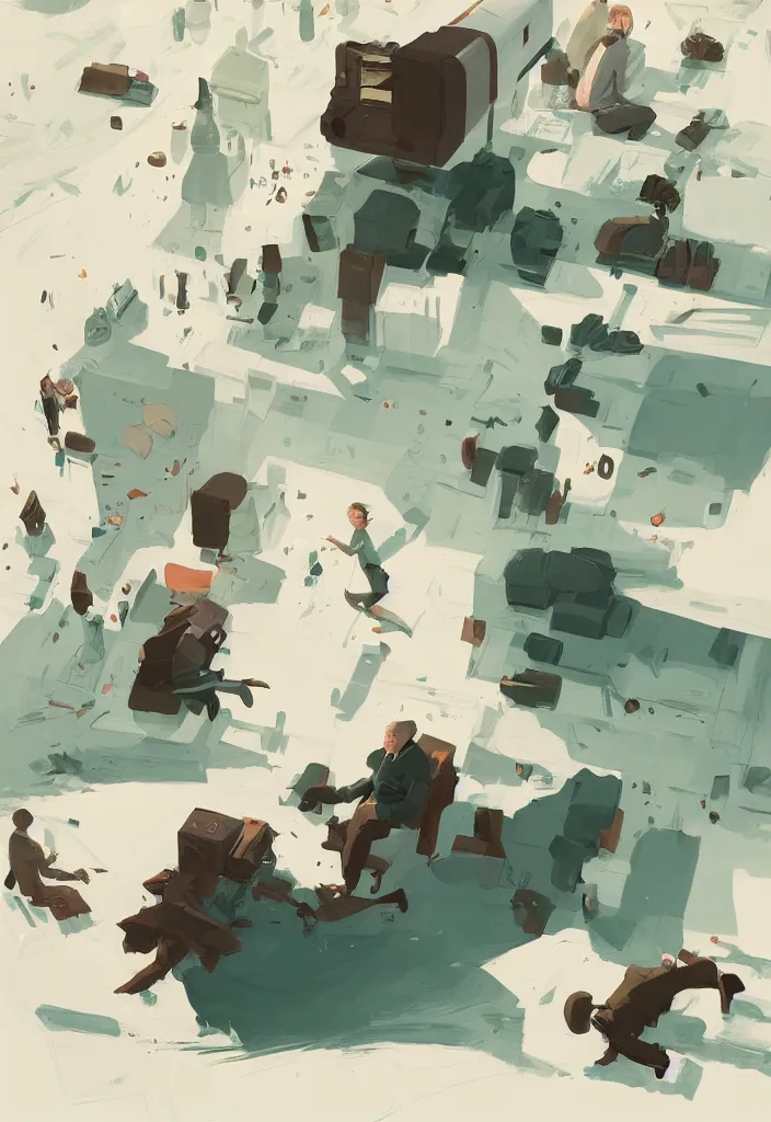 Image similar to joe biden and anya taylor - joy, epic debates, presidental elections candidates, cnn, fox news, fantasy, by atey ghailan, by greg rutkowski, by greg tocchini, by james gilleard, by joe gb fenton, dynamic lighting, gradient light green, brown, blonde cream, salad and white colors in scheme, grunge aesthetic
