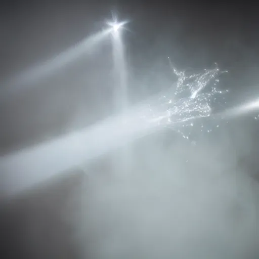 Image similar to smoke hands, lasers, darkness, macro, wide angle, elaborate, smoke, highly detailed, beautiful lighting