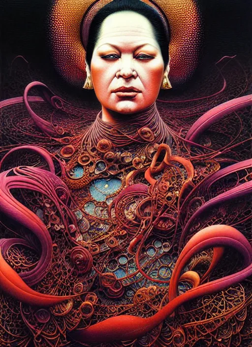 Prompt: detailed image of Umm Kulthum by Ayami Kojima, Amano, Karol Bak, Greg Hildebrandt, and Mark Brooks, rich deep colors. Beksinski painting, part by Adrian Ghenie and Gerhard Richter. art by Takato Yamamoto. masterpiece . intricate artwork by Tooth Wu and wlop and beeple, greg rutkowski, very coherent symmetrical artwork, cinematic, hyper realism, high detail, octane render, unreal engine, 8k, Vibrant colors, Smooth gradients, High contrast, depth of field. by Katsuhiro Otomo, full body character drawing, inspired by Evangeleon, clean ink detailed line drawing, intricate detail, extremely detailed. painting by Arthur Rackham, Eugene de Blaas, Frederic Leighton