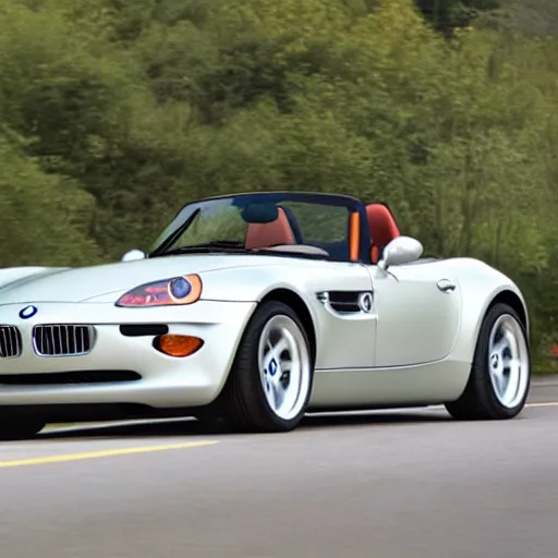 Prompt: a 2 0 0 0 bmw z 8