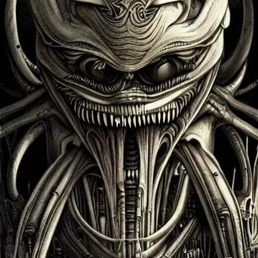 Prompt: a beautiful intricate detailed alien, cinematic, wide shot, by h. r. giger