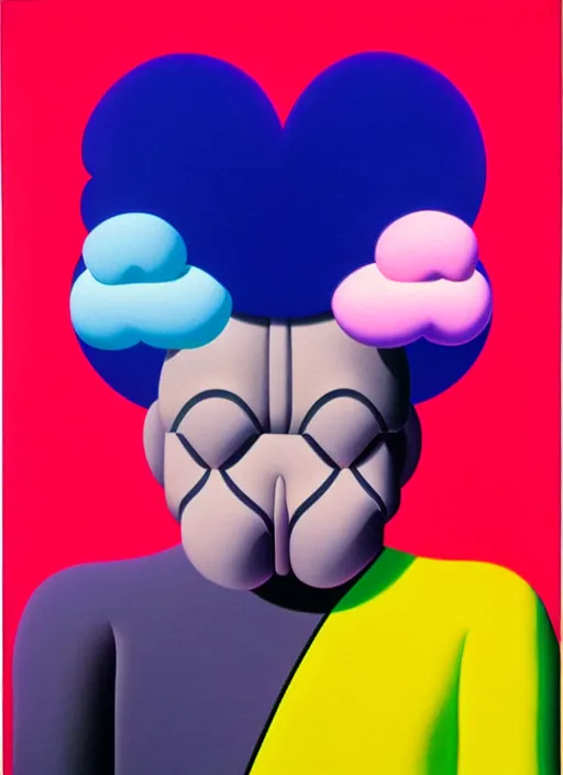 Image similar to heartbreak by shusei nagaoka, kaws, david rudnick, airbrush on canvas, pastell colours, cell shaded, 8 k