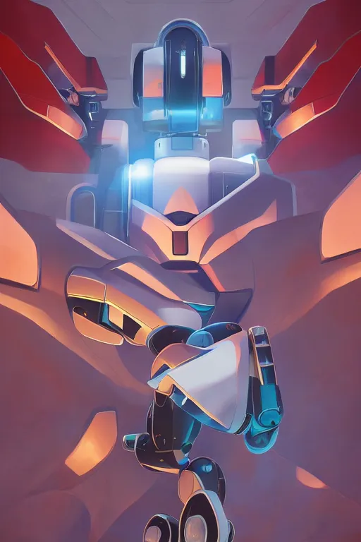 Image similar to metabots medabots medarotto medarot robot minimalist comics, behance hd by jesper ejsing, by rhads, makoto shinkai and lois van baarle, ilya kuvshinov, rossdraws global illumination ray tracing hdr radiating a glowing aura