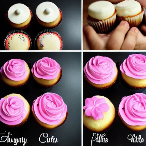 Image similar to how to eat a cup cake