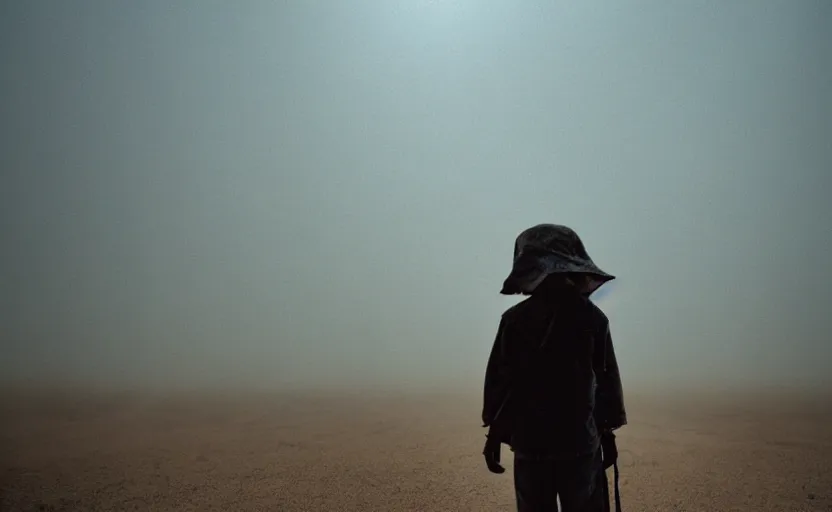 Image similar to cinestill 5 0 d candid photographic portrait by helen levitt of pikachu on a desolate plain, extreme closeup, modern cyberpunk moody emotional cinematic, dust storm, 8 k, hd, high resolution, 3 5 mm, f / 3 2, ultra realistic faces, ex machina