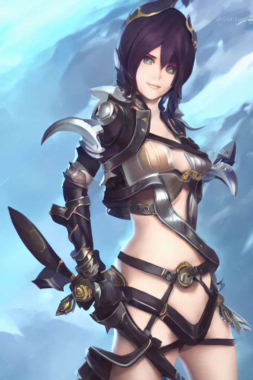 Image similar to female silver hunter character from dragon nest, wlop, trending on artstation, deviantart, anime key visual, official media, professional art, 8 k uhd