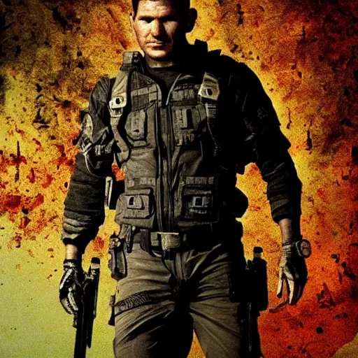 Image similar to David Boreanaz as chris redfield, artstation hall of fame gallery, editors choice, #1 digital painting of all time, most beautiful image ever created, emotionally evocative, greatest art ever made, lifetime achievement magnum opus masterpiece, the most amazing breathtaking image with the deepest message ever painted, a thing of beauty beyond imagination or words, 4k, highly detailed, cinematic lighting