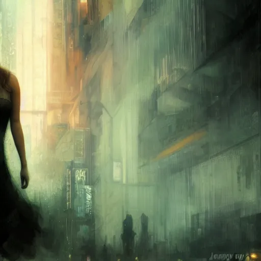 Image similar to amy adams, hyperrealistic portrait, bladerunner street, art of elysium by jeremy mann and alphonse mucha, fantasy art, photo realistic, dynamic lighting, artstation, poster, volumetric lighting, very detailed face, 4 k, award winning