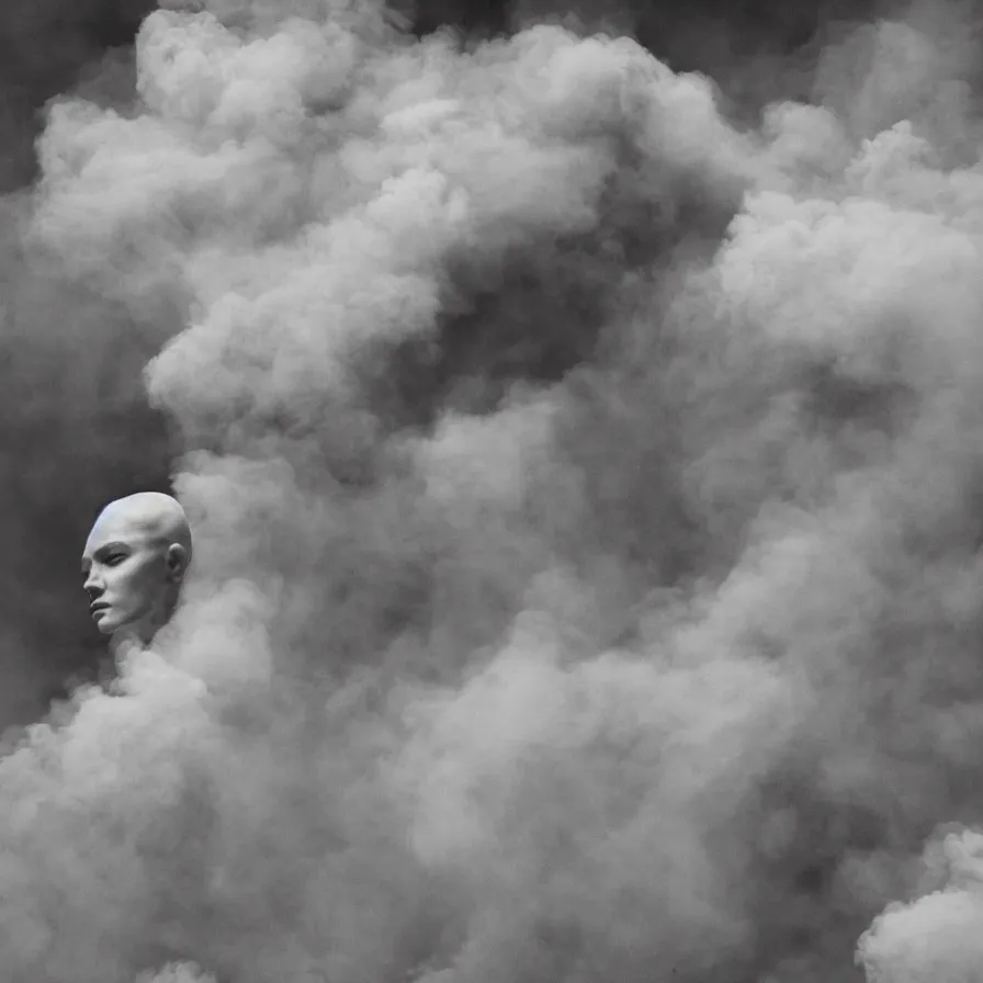 Prompt: My head is a cloud of smoke and confusion.