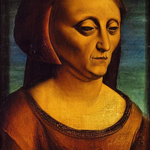 Image similar to a 1 8 th painting of a giovanna d'arco during her death, with a suffering face, medium shot, sunsest golden hour