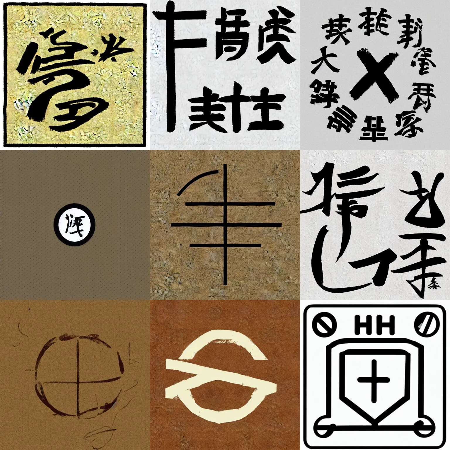 Prompt: the simple symbol illustration of the some japanese school