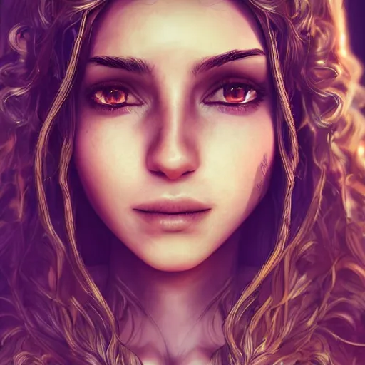 Prompt: portait 2 5 years arabic centred, very long hair, hd, hyperdetailed illustration by irakli nadar, intricate linework, bright colors, octopath traveler, final fantasy, unreal engine 5 highly rendered, global illumination, radiant light