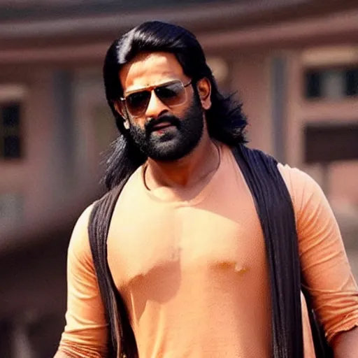 Image similar to film still of prabhas in kgf chapter 2