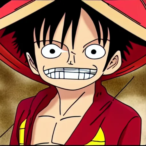 Image similar to luffy as dragon, cinematic