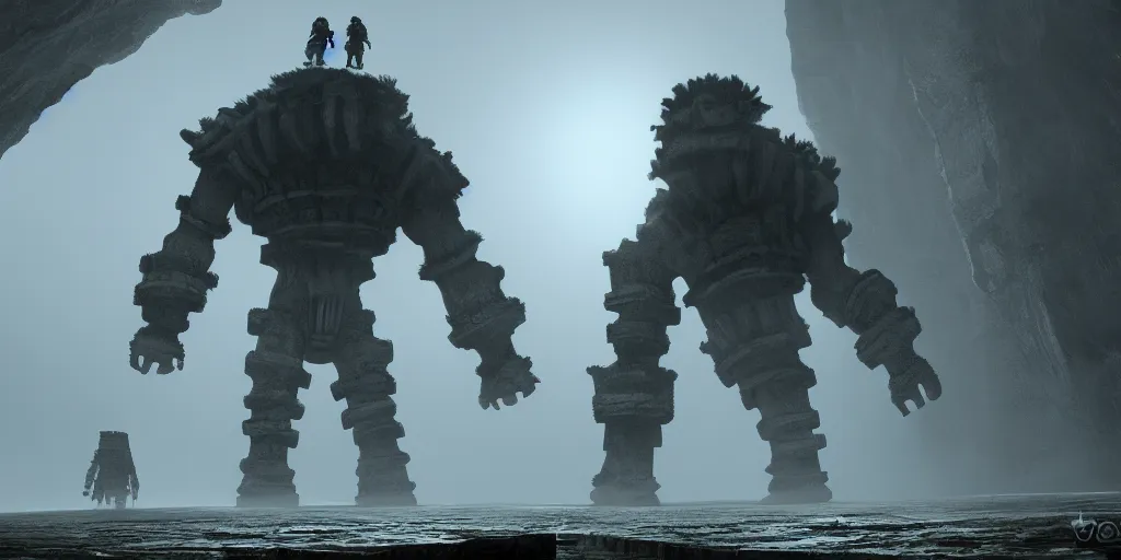 Shadow of the Colossus AI Art Style - Exploring Majestic Shadows