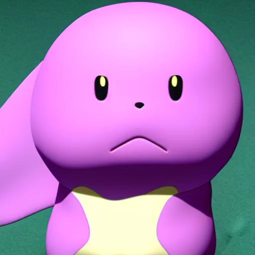 Prompt: ditto | pokemon | realistic rendition