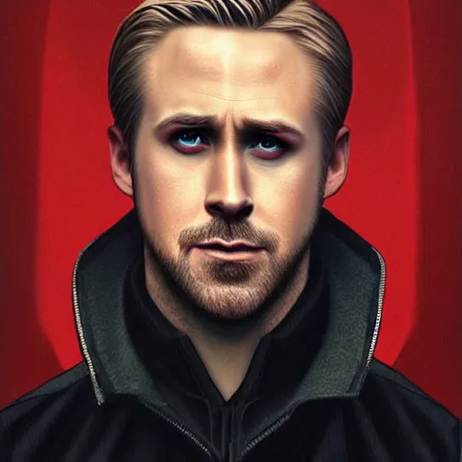 Image similar to Ryan Gosling as Cyclops, X-Men, ultra realistic, concept art, intricate details, eerie, highly detailed, photorealistic, octane render, 8k, unreal engine. art by Artgerm and Greg Rutkowski