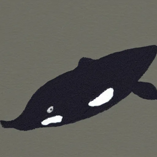 Prompt: a tiny whale