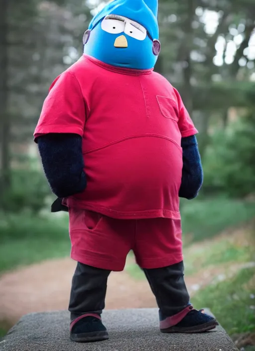 Prompt: portrait photo still of real life eric cartman, 8 k, 8 5 mm, f. 1 4