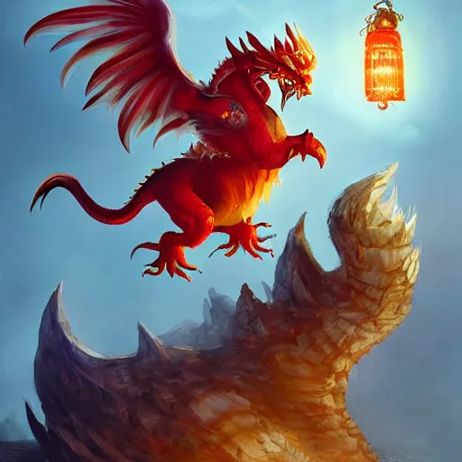 Image similar to brother grimms fairytale chinese dragon and phoenix digital art, irina french, heraldo ortega, mandy jurgens trending on artstation 8 k 1 5 0 mpx