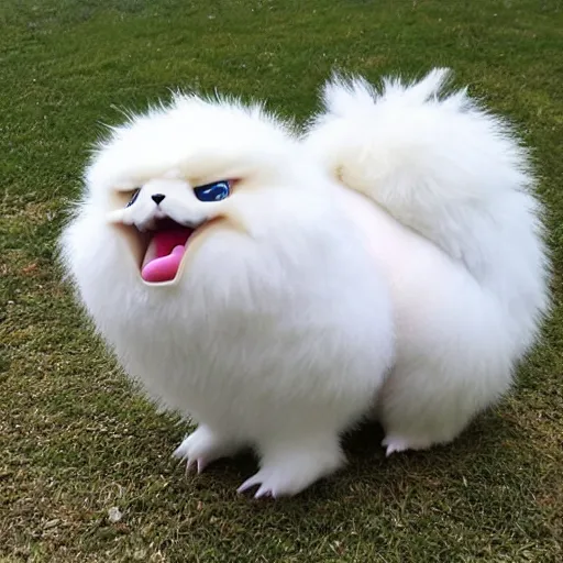 Prompt: real life Pokemon, fluffy, realistic