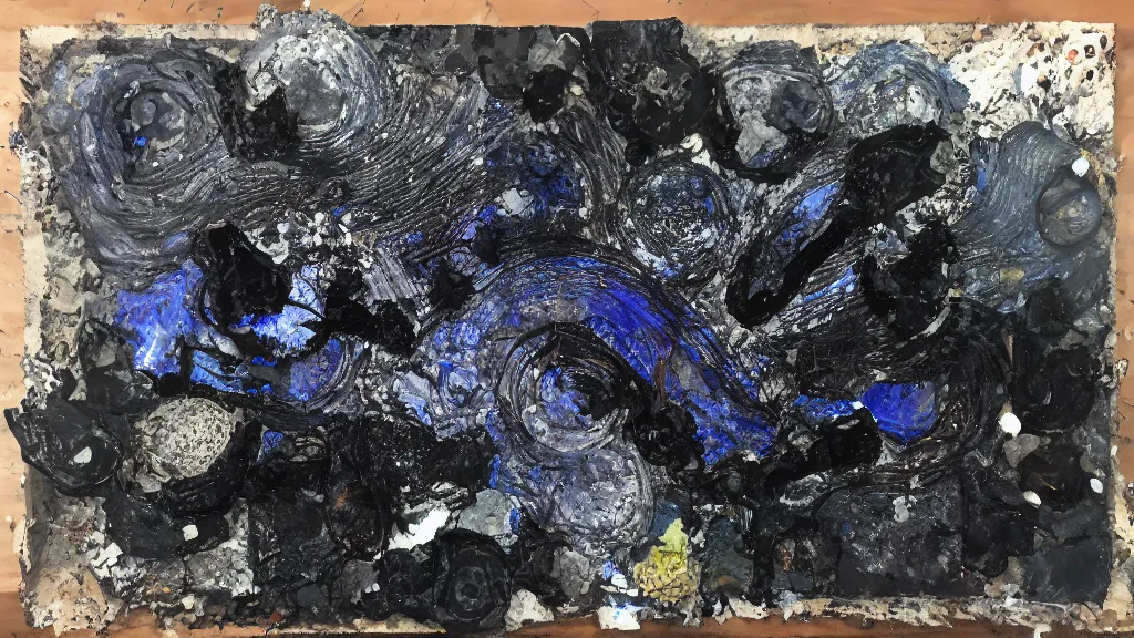 Image similar to mixed media painstaking the very crispest, neatest obsidian