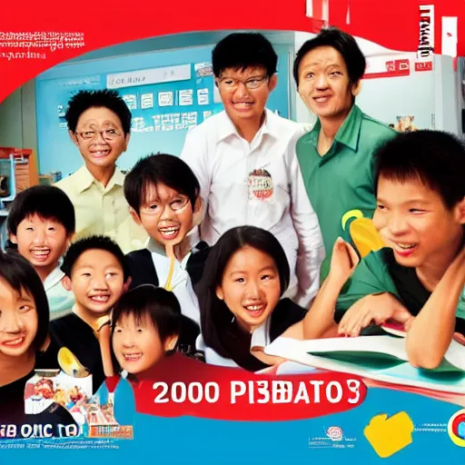 Prompt: 2 0 0 0 s singaporean public education poster