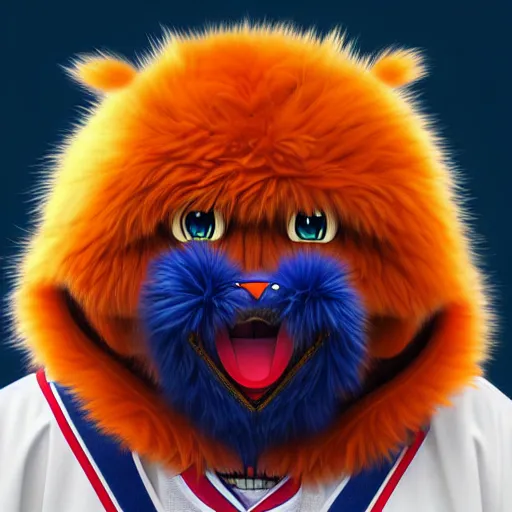 Prompt: anime Portrait of Youppi the Habs Montreal Canadiens Mascot as an evolved powerful pokemon, highly detailed anime, smooth, sharp focus, dynamic lighting, intricate, trending on ArtStation, illustration pokemon, art by WLOP