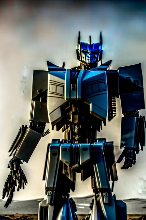 Image similar to a cinematic still from transformers movie and westworld, dark grey decepticon mech, decepticon armor plating, octane render, nvidia raytracing demo, masterpiece, aged armor plating, aggressive head,