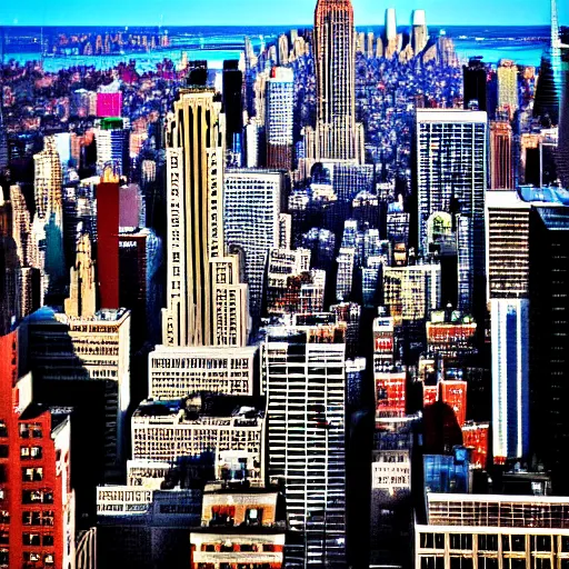 Image similar to macro of new york city