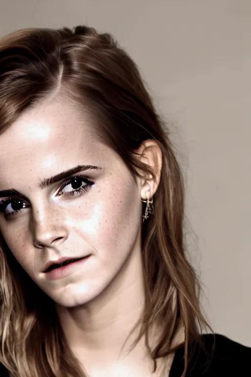 Image similar to portrait of emma watson by petter, intimate, elegant, highly detailed, photorealistic, sharp focus, golden ratio