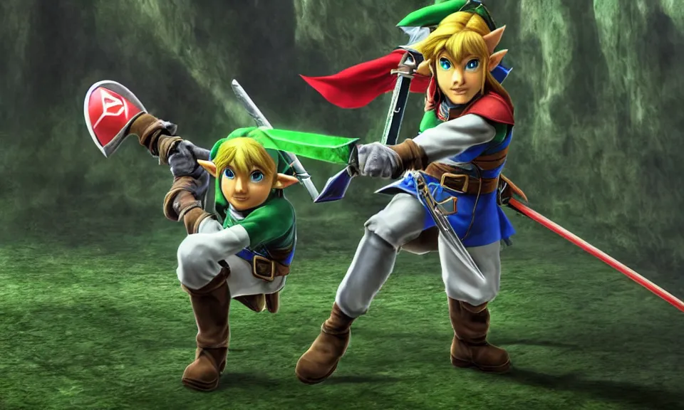 The legend of Zelda: Ocarina of Time render