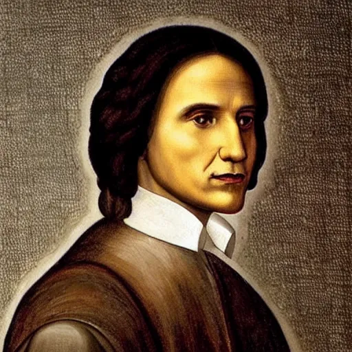 Image similar to portrait of barack obama, short hair. painting by leonardo da vinci