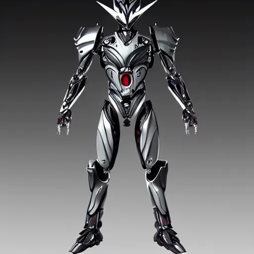 Image similar to Biomechanical Kamen Rider, glowing eyes, daytime, grey rubber undersuit, Guyver Dark Hero inspired armor