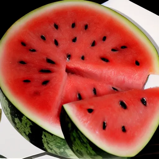 Image similar to nicholas cage eat watermelon