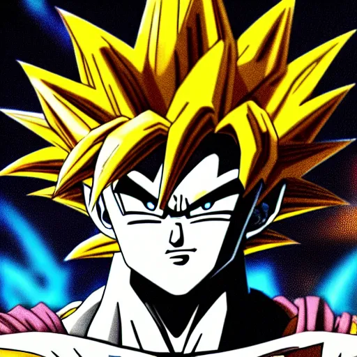 Image similar to funkpop goku, photorealistic, 8k