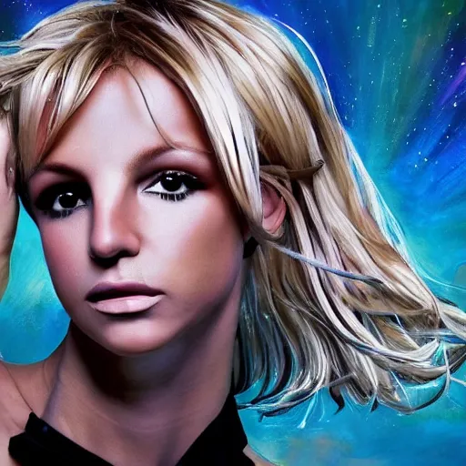 Image similar to xqc as britney spears, artstation hall of fame gallery, editors choice, #1 digital painting of all time, most beautiful image ever created, emotionally evocative, greatest art ever made, lifetime achievement magnum opus masterpiece, the most amazing breathtaking image with the deepest message ever painted, a thing of beauty beyond imagination or words, 4k, highly detailed, cinematic lighting