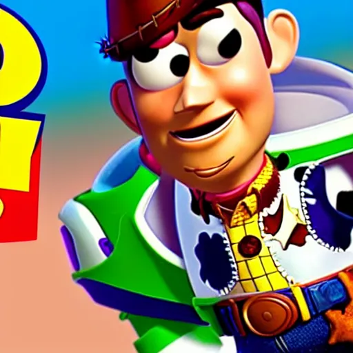 Prompt: 4 k render still of xavi hernandez in toy story ( 1 9 9 5 )